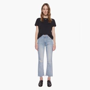 Mother the hustler ankle fray jeans